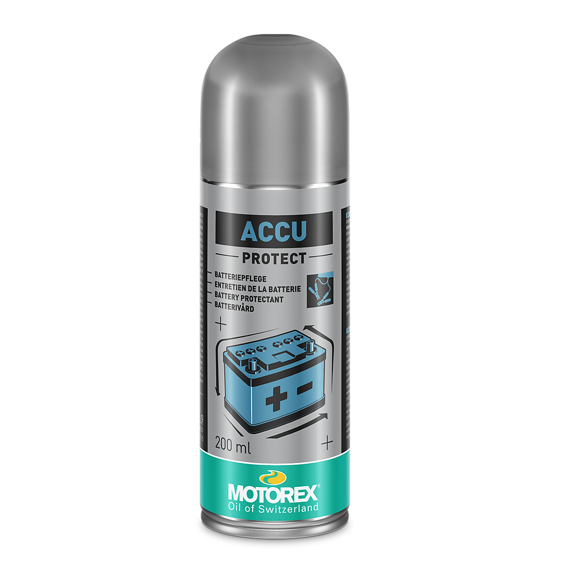 970-443.png MOTOREX - ACCU PROTECT Spray - 200ml - imagine 1