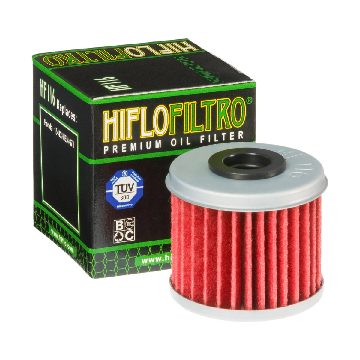 HF116.png HIFLO - Filtru ulei HF116 - imagine 1