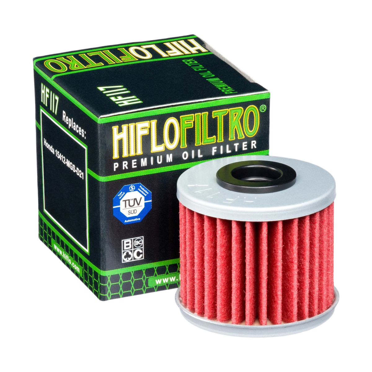 HF117.png HIFLO - Filtru ulei HF117 - imagine 1