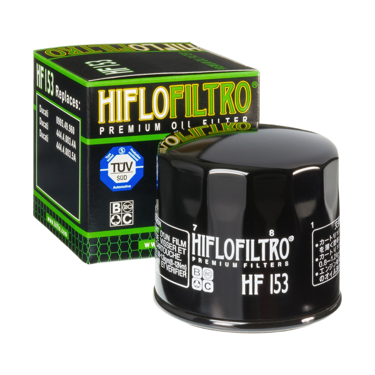 HF153.png HIFLO - Filtru ulei HF153 - imagine 1