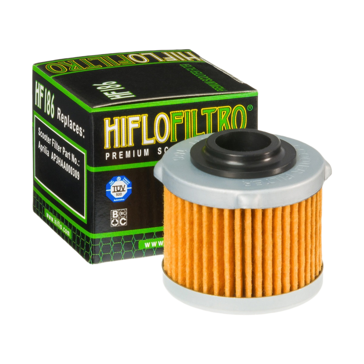 HF186.png HIFLO - Filtru ulei HF186 - imagine 1