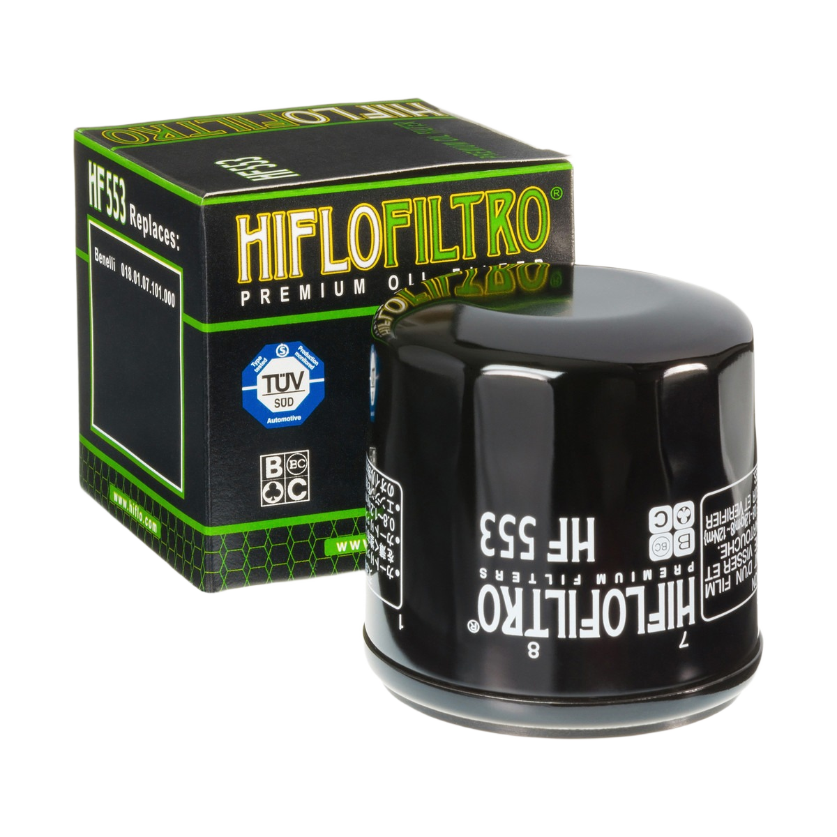 HF553.png HIFLO - Filtru ulei HF553 - imagine 1
